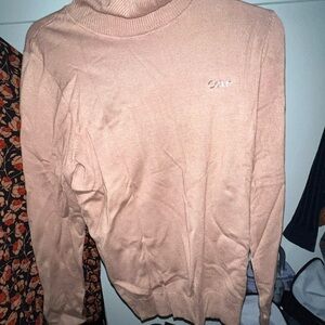 Calvin Klein Women's Tan Cowl Neck Sweater